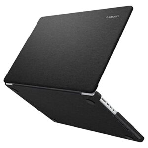 spigen urban fit designed for macbook pro 16 inch hard shell case a2780 / a2485 with m2 pro / m2 max chip / m1 pro / m1 max chip (2023/2021) – black