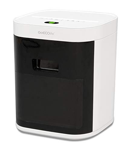 GoECOlife GMW103P Limited Edition 10-Sheet Limited Edition High Security Microcut Paper Shredder - White DIN Level P-4