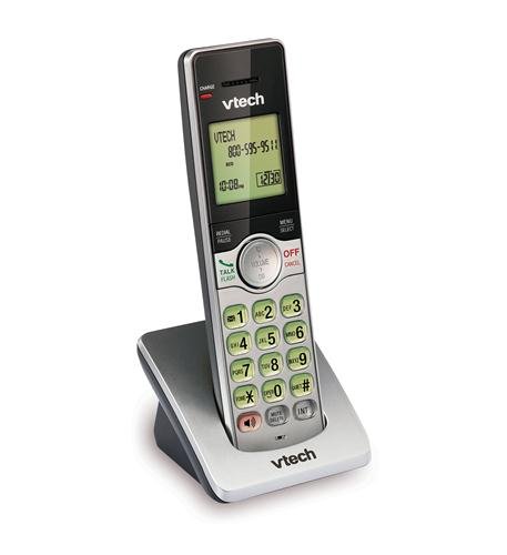 VTech CS6949 DECT 6.0 Standard Phone - Black, Silver 4.4" x 7.8" x 7.8"