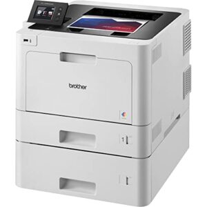 brother hl-l8360cdwt business color wireless laser printer single-function – print only – 2.7″ touchscreen lcd, 33 ppm, 600 x 2400 dpi, auto duplex printing, 1gb memory, dual trays, nfc, ethernet