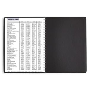 AT-A-GLANCE 2023 Weekly Planner, DayMinder, Quarter-Hourly Appointment Book, 8" x 11", Large, Black (G52000)