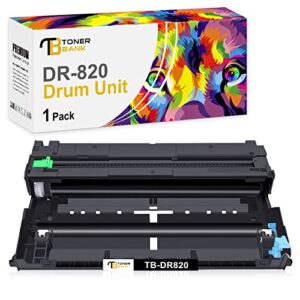 toner bank compatible dr820 drum unit replacement for brother dr820 dr-820 dr 820 work with brother hl-l6200dw mfc-l5850dw hll6200dw mfc-l5900dw mfc-l5700dw hl-l5200dw mfc-l6800dw printer-1 pack
