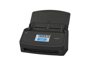 fujitsu scansnap ix1500 color duplex document scanner with touch screen for mac and pc (black model)