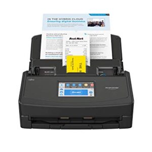Fujitsu ScanSnap iX1500 Color Duplex Document Scanner with Touch Screen for Mac and PC (Black Model)