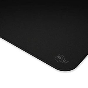 Glorious XXL Extended Gaming Mouse Mat/Pad - Stealth Edition - Large, Wide (XXL Extended) Black Cloth Mousepad, Stitched Edges | 18"x36" (G-XXL-Stealth)