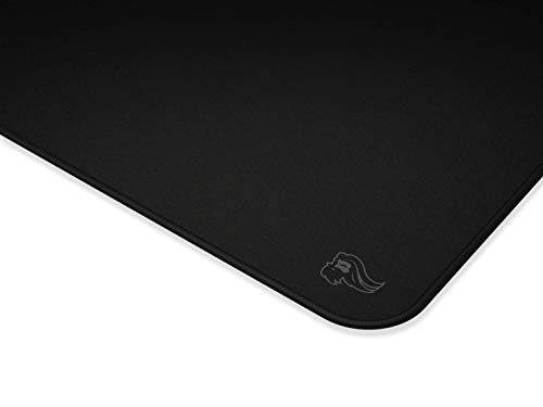 Glorious XXL Extended Gaming Mouse Mat/Pad - Stealth Edition - Large, Wide (XXL Extended) Black Cloth Mousepad, Stitched Edges | 18"x36" (G-XXL-Stealth)