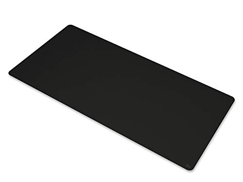 Glorious XXL Extended Gaming Mouse Mat/Pad - Stealth Edition - Large, Wide (XXL Extended) Black Cloth Mousepad, Stitched Edges | 18"x36" (G-XXL-Stealth)