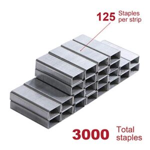 Eagle No.10 Mini Premium Staples for #10 Staplers, 1000 pcs Per Box, Pack of 3 Boxes, 3000 pcs in Total, Silver