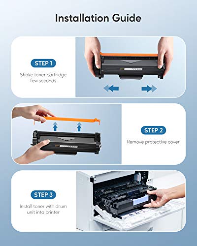 Kogain Compatible Toner Cartridge Replacement for Brother TN760 TN-760 TN730 TN-730 High Yield Work with HL-L2350DW HL-L2370DWXL MFC-L2710DW DCP-L2550DW HL-L2395DW MFC-L2750DW Printer, 2 Pack