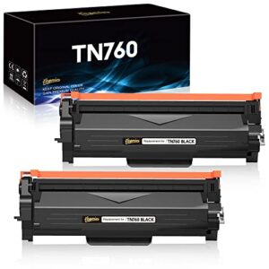 kogain compatible toner cartridge replacement for brother tn760 tn-760 tn730 tn-730 high yield work with hl-l2350dw hl-l2370dwxl mfc-l2710dw dcp-l2550dw hl-l2395dw mfc-l2750dw printer, 2 pack