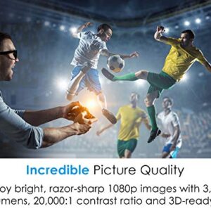 Optoma GT5600 Ultra Short Throw Gaming and Movie Projector, 3600 Lumens for Ambient Lighting, Easy Setup with Auto Keystone, 100-in Image from Only a Few Inches Away