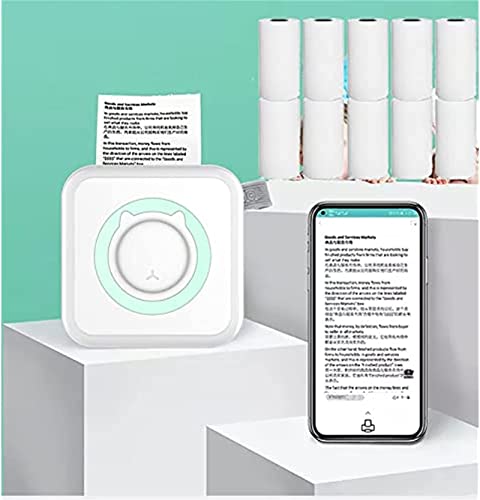 SWIMYAR InstaProud - Portable Sticker Printer, Mini Pocket Thermal Printer, Wireless Receipt Printer Compatible with iOS & Android, for Photos, Memos, Study Notes