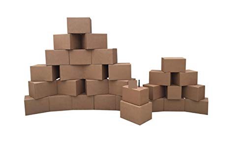 UBOXES Moving Boxes - Value Economy Kit #2 Qty: 30 Boxes & Moving Supplies, Corrugated, Model:Moving Boxes Kit