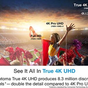 Optoma UHD35 True 4K UHD Gaming Projector | 3,600 Lumens | 4.2ms Response Time at 1080p with Enhanced Gaming Mode | 240Hz Refresh Rate | HDR10 & HLG