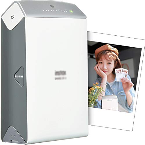 XWWDP Mini Portable Printer, Home Office Photo Printing Equipment (Color : White-Fruit peach5)