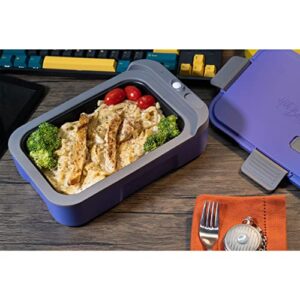 Hot Bento – Self Heated Lunch Box and Food Warmer – Battery Powered, Portable, Cordless, Hot Meals for Office, Travel, School, Jobsite, Picnics, Outdoor Recreation, Kitchen Meal Prep