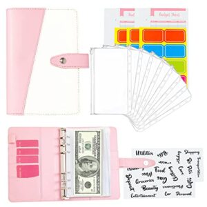 budget binder money organizer for cash cash envelopes for budgeting budget binder with cash envelopes (pink)