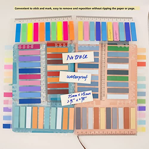 1750 Pcs Sticky Tabs Book Tabs Transparent Sticky Notes Tabs Writable Morandi Sticky Flags Tabs Color Page Markers Post Stick It Tabs Annotation Tabs Page Tabs File Index Tabs for notebooks