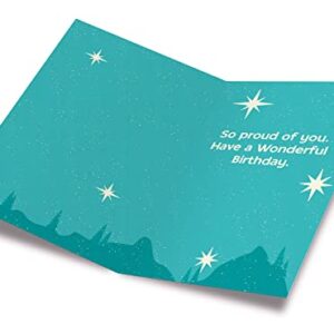 Birthday Card For Grandson | Made in America | Eco-Friendly | Thick Card Stock with Premium Envelope 5in x 7.75in | Packaged in Protective Mailer | Prime Greetings