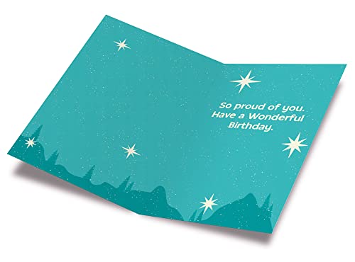 Birthday Card For Grandson | Made in America | Eco-Friendly | Thick Card Stock with Premium Envelope 5in x 7.75in | Packaged in Protective Mailer | Prime Greetings