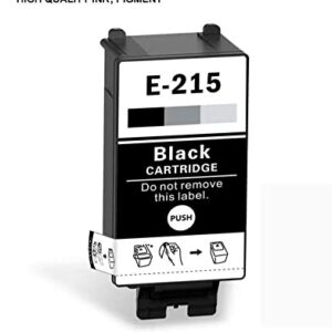 YLULEFFA 215 Ink Cartridges T215 Remanufactured for WF-100 WF-110 wf110 wf100 Printer, Pigment 5-Pack: 3 Black, 2 Color