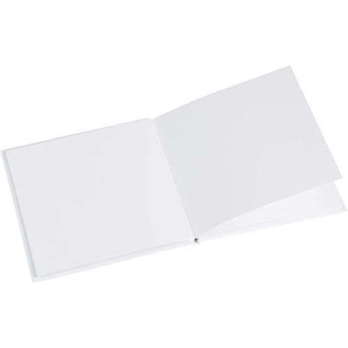 6 Pack Blank Books for Kids to Write Stories, Hardcover Sketchbooks for Students, 36 Pages (White, 5x5 In)