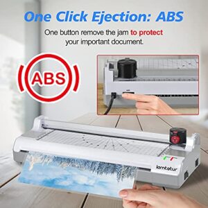 7 in 1 Laminator, Laminator Machine for A3/A4/A6, Laminator Machine with Laminating Sheets 70pouches for Office Home School Use,Paper Trimmer, Corner Rounder Hot &Cold.