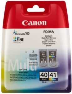 pg-40 / cl-41 multi pack, 2 ink cartridges, blister with security