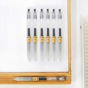 czxwyst X97 Retractable Gel Ink Pens 0.5mm Fine Point (Black Color 12-Pack)