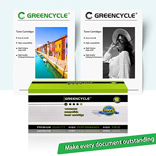 greencycle 2 Pack Compatible for Canon 125 3484B001AA 125 CRG 125 Laser Black Toner Cartridge use in ImageClass LBP6000 LBP6030w MF3010 Printer