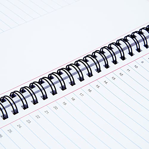 Juvale 2 Pack Meeting Notebooks for Work Organization, Office and Daily Notes, 80 Sheets, Spiral Bound Planner (8.5 x 11 In)