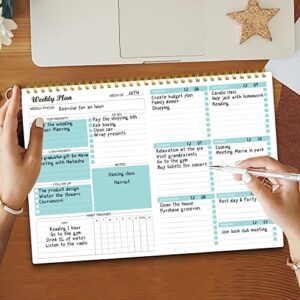Weekly Planner Notepad Undated Weekly Goals Schedule Planner To Do List Notebook Planning Pad Calendars Organizers Habit Tracker Journal for Men & Women,52 Weeks (8.5x12")