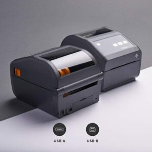 Zebra ZD420d Direct Thermal Desktop Printer 203 dpi Print Width 4 in USB ZD42042-D01000EZ (Renewed)