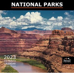 micasa national parks 2023 hangable monthly wall calendar | 12″ x 24″ open | thick & sturdy paper | giftable | explore our protected lands