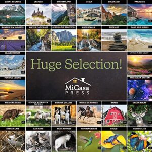 MICASA National Parks 2023 Hangable Monthly Wall Calendar | 12" x 24" Open | Thick & Sturdy Paper | Giftable | Explore Our Protected Lands