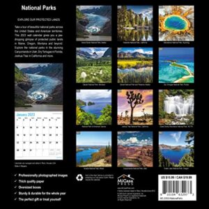 MICASA National Parks 2023 Hangable Monthly Wall Calendar | 12" x 24" Open | Thick & Sturdy Paper | Giftable | Explore Our Protected Lands