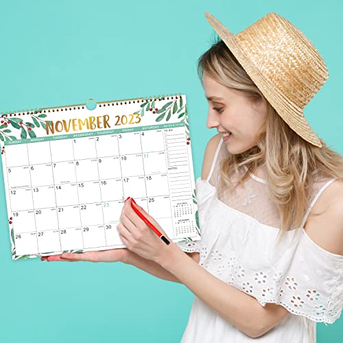 Wall Calendar 2023-2024 - Wall Calendar from March 2023 to June 2024, 11.5"x 15", Monthly Calendar 2023-2024 with Julian Dates, Twin-Wire Binding, Thick Paper Perfect for Office & Home