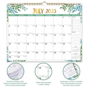 Wall Calendar 2023-2024 - Wall Calendar from March 2023 to June 2024, 11.5"x 15", Monthly Calendar 2023-2024 with Julian Dates, Twin-Wire Binding, Thick Paper Perfect for Office & Home