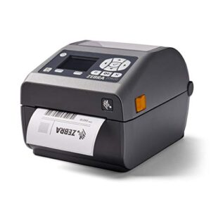 zebra zd620d direct thermal desktop printer with lcd screen 300 dpi print width 4 in wifi bluetooth ethernet serial usb zd62143-d01l01ez