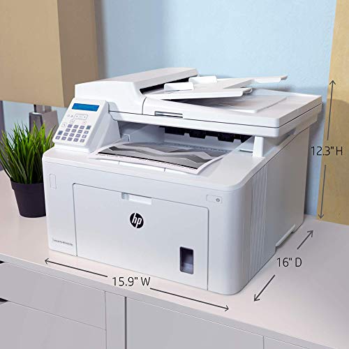 HP Laserjet Pro M227fdn All-in-One Monochrome Laser Printer with Auto Two-Sided Printing, Mobile Printing, Fax & Built-in Ethernet, Amazon Dash Replenishment Ready (G3Q79A) (Renewed)