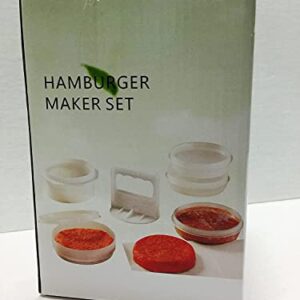 Hamburger Press Patty Maker Freezer Containers - All In One Convenient Package - 10 Pieces Set Hamburger Patty Mold - Essential Tool to Make hamburger Patties – Ideal BBQ Gift For Family And Friend