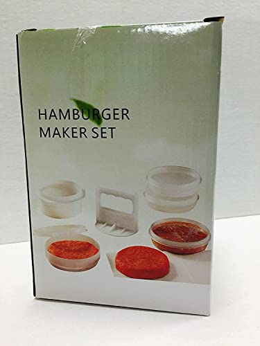 Hamburger Press Patty Maker Freezer Containers - All In One Convenient Package - 10 Pieces Set Hamburger Patty Mold - Essential Tool to Make hamburger Patties – Ideal BBQ Gift For Family And Friend