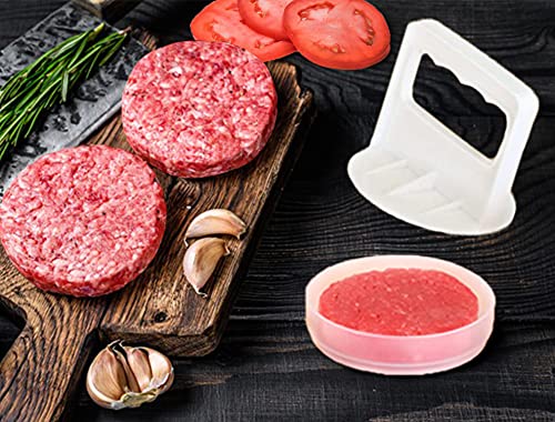 Hamburger Press Patty Maker Freezer Containers - All In One Convenient Package - 10 Pieces Set Hamburger Patty Mold - Essential Tool to Make hamburger Patties – Ideal BBQ Gift For Family And Friend