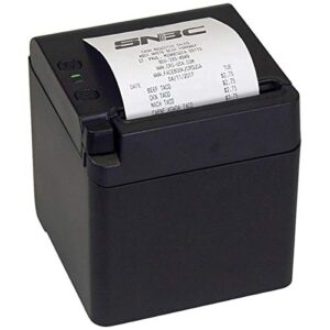 snbc btp-s80 receipt/kitchen/bar printer with serial+ethernet+usb interface in black