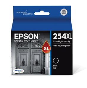 epson durabrite ultra 254xl extra high-capacity -ink -cartridge, black (t254xl120)