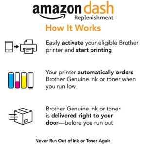 Brother Genuine Standard Yield Toner Cartridge, TN720, Replacement Black Toner, Page Yield Up To 3,000 Pages, Amazon Dash Replenishment Cartridge