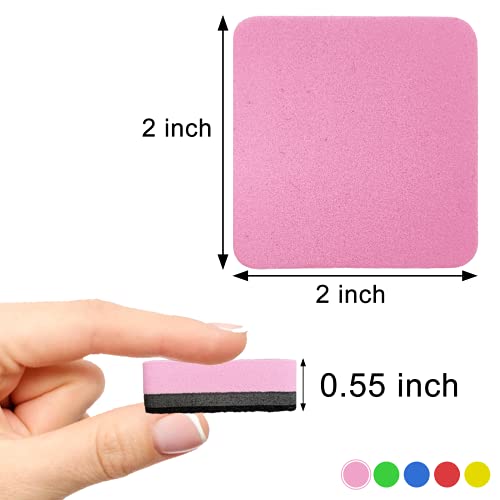 30 Pack Whiteboard Eraser for Kids and Adults, Washable and Reusable Magnetic Whiteboard Eraser for Cleaning Dry Erase Markers on Magnetic Soft Whiteboard, Glass Whiteboard and Dry Erase Board