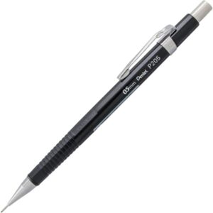 Pentel Sharp Mechanical Pencil, 0.5mm, Black Barrel, 1 PENCIL (P205A)