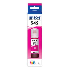 epson t542 ecotank ink ultra-high capacity bottle magenta (t542320-s) for select epson ecotank printers