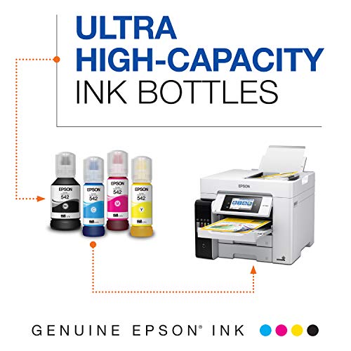 EPSON T542 EcoTank Ink Ultra-high Capacity Bottle Magenta (T542320-S) for Select Epson EcoTank Printers